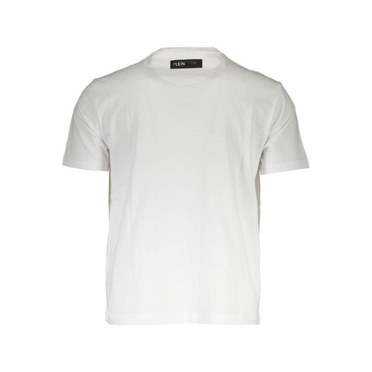 Plein Sport White Cotton Mens TShirt PL-37168-S