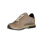 Napapijri Brown Contrast Lace-up Sneaker NA-23118-EU46
