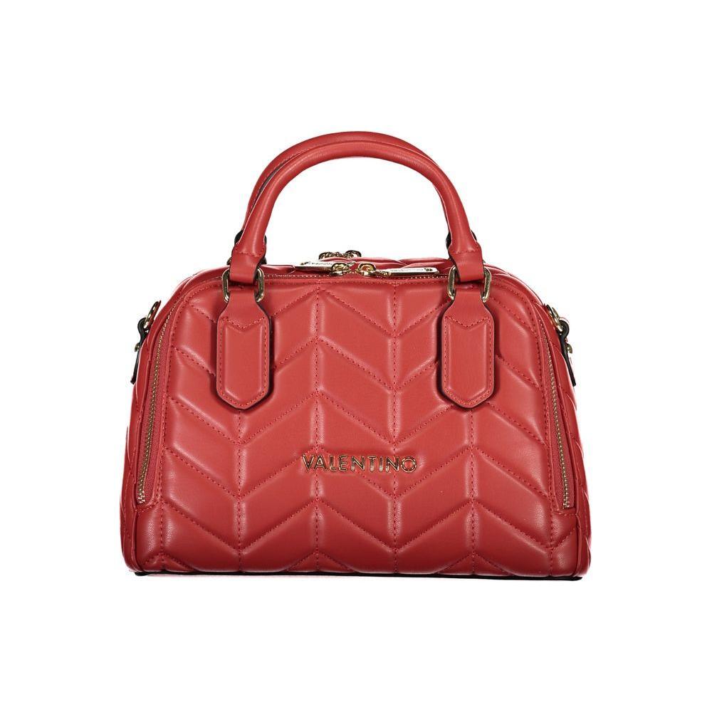 Front view with bag zipped and handles upright.