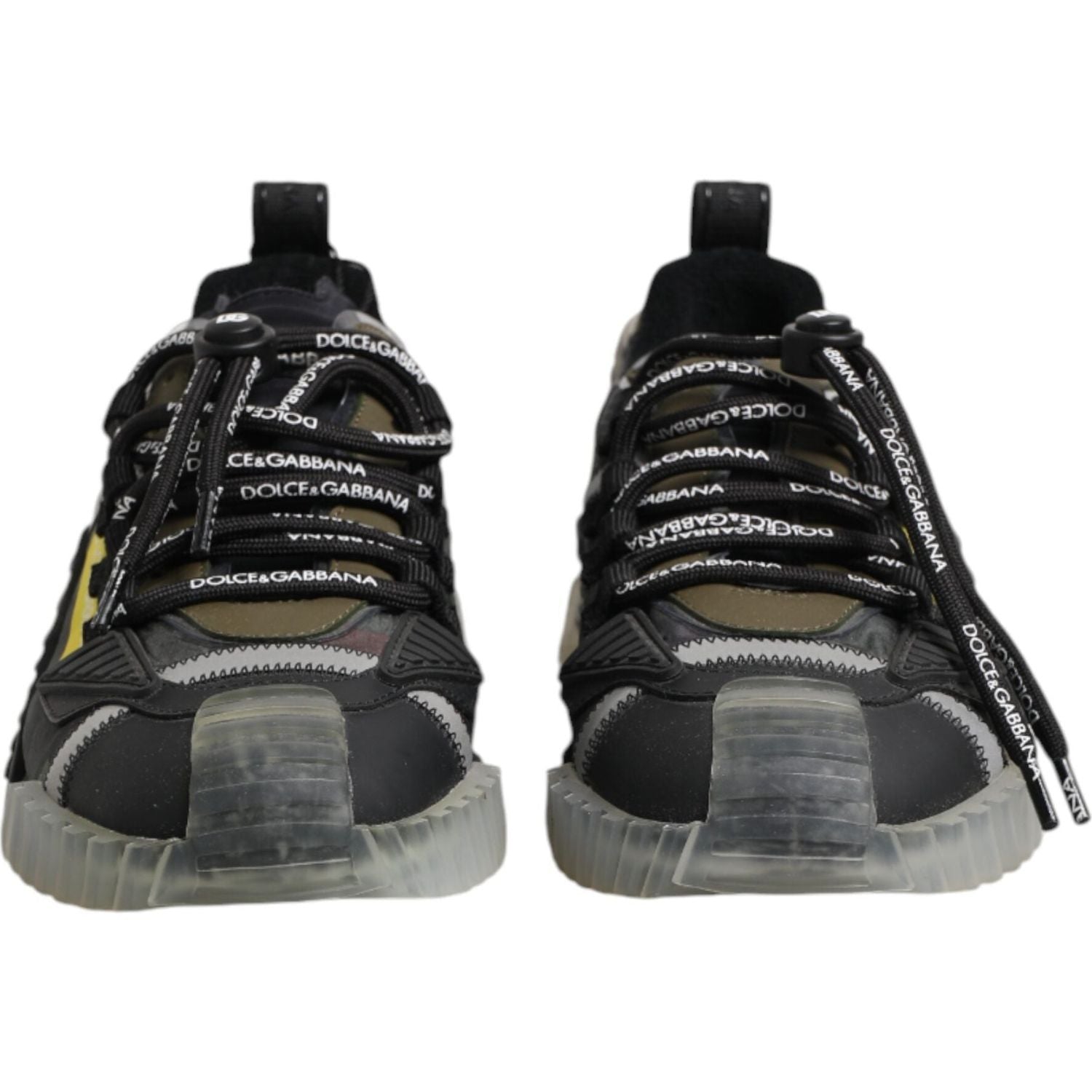 Dolce & Gabbana Multicolor Lace Up Low Top NS1 Sneakers Shoes