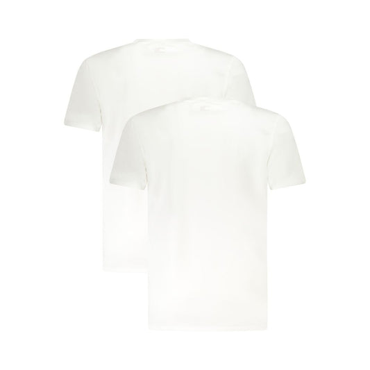 Tommy Hilfiger White Cotton Men Underwear Shirt TO-38640-S