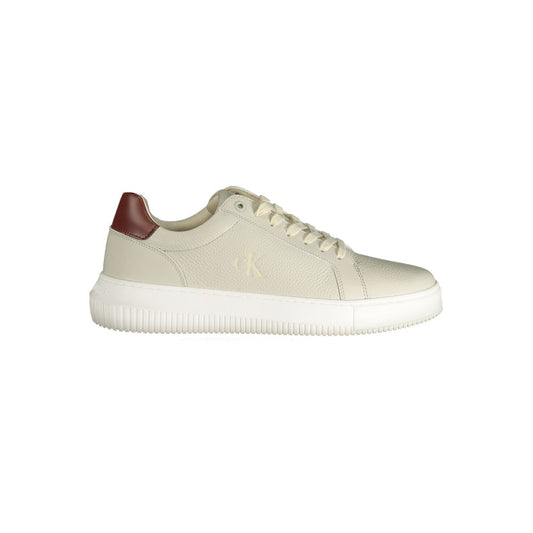 Calvin Klein Brown Leather Men Sneaker CA-34290-EU40/US7