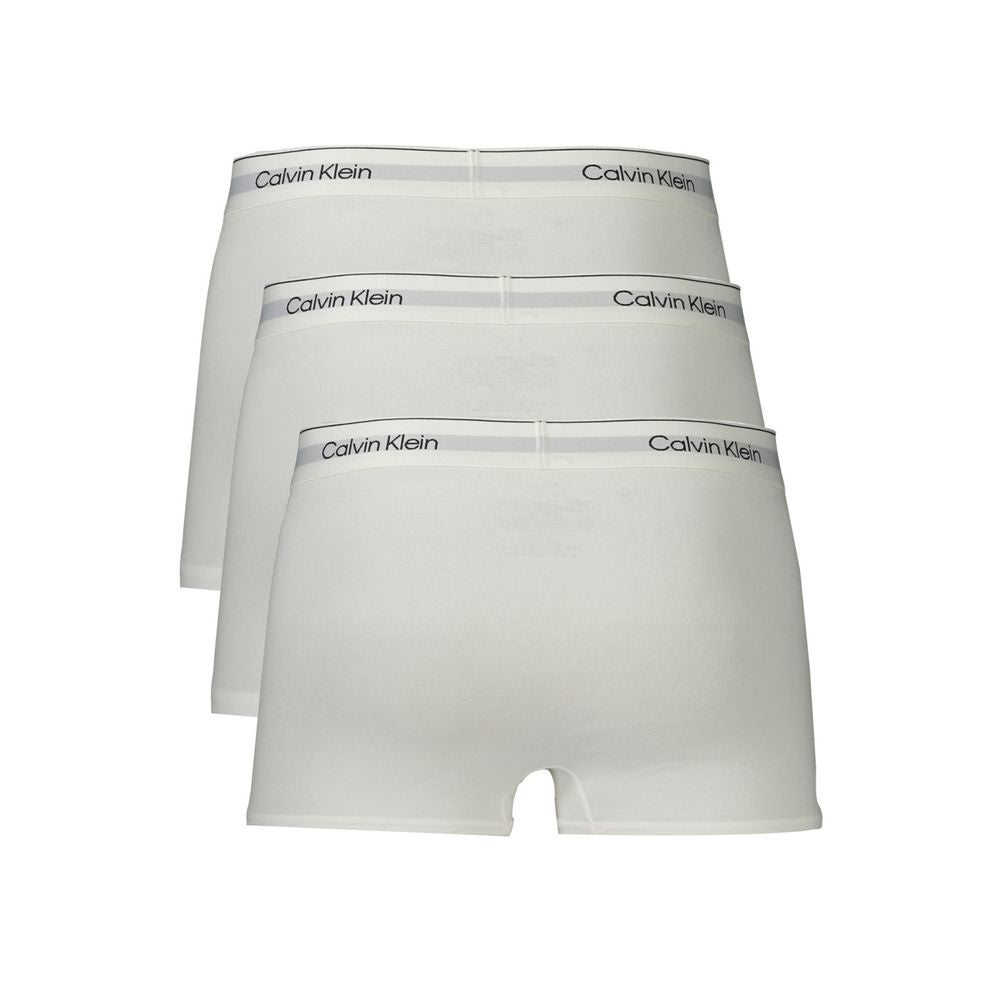 Calvin Klein White Cotton Men Boxer Short