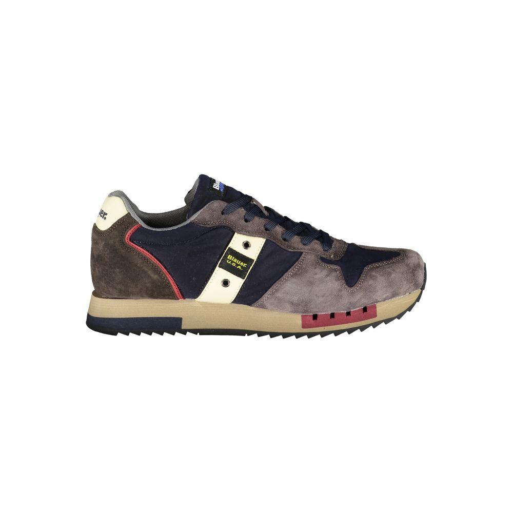 Blauer Sleek Blue Designer Sneakers with Contrast Accents BL-23157-EU45/US12