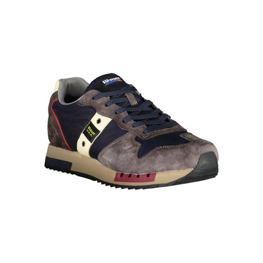 Blauer Sleek Blue Designer Sneakers with Contrast Accents BL-23157-EU45/US12
