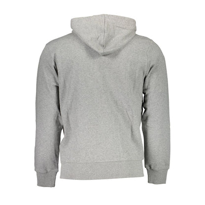 La Martina Gray Cotton Sweatshirt