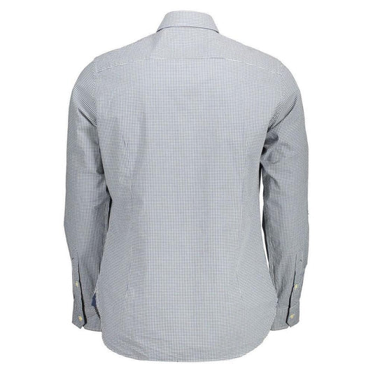 U.S. POLO ASSN. Light Blue Cotton Men Shirt US-16873-XL