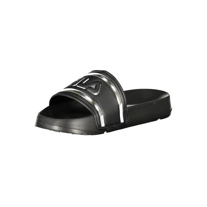 Fila Black Polyurethane Women's Slipper