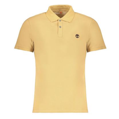 Timberland Beige Cotton Polo Shirt Timberland