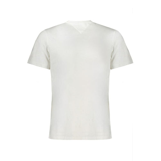 Tommy Hilfiger White Cotton Men T-Shirt TO-31905-XXL
