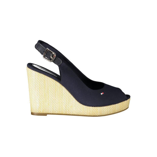 Tommy Hilfiger Blue Cotton Sandal TO-29644-EU40/US10