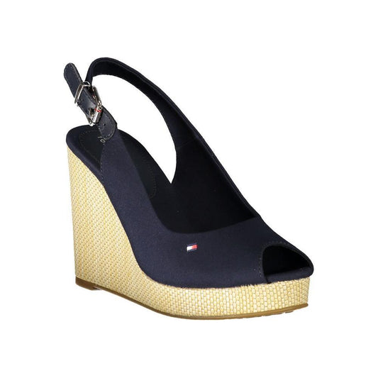 Tommy Hilfiger Blue Cotton Sandal TO-29644-EU40/US10