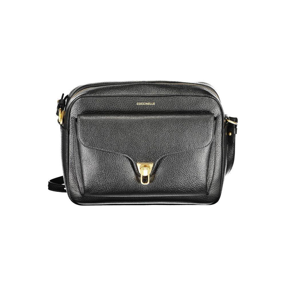 Front view with bag zipped and handles upright.