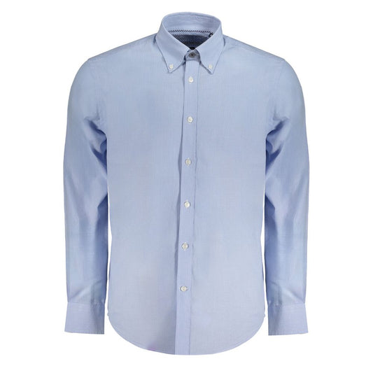 Harmont & Blaine Blue Cotton Shirt