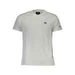 La Martina White Cotton Men T-Shirt LA-37718-M