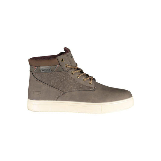 Carrera Chic Brown Lace-up Boots with Contrast Details CA-25548-EU40/US7