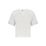 K-WAY White Cotton Women Top KW-34336-L
