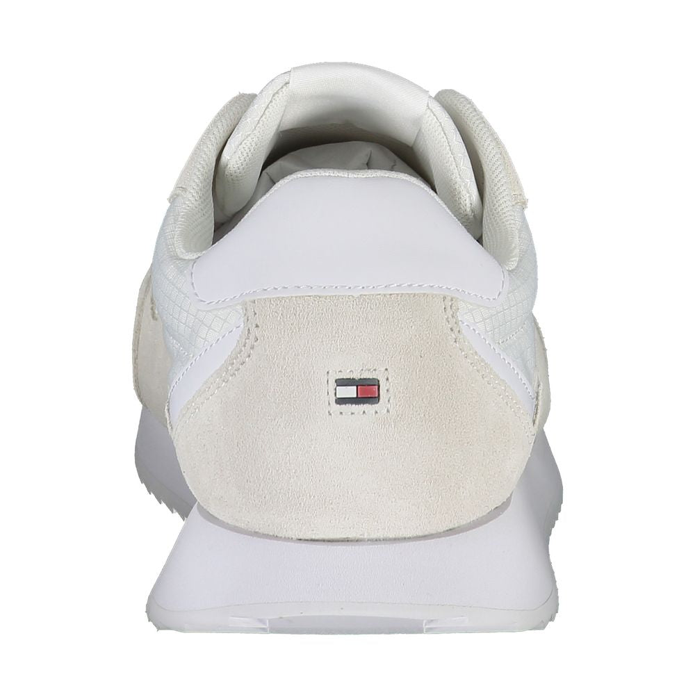 Tommy Hilfiger White Polyester Men Sneaker TO-37169-EU40/US7