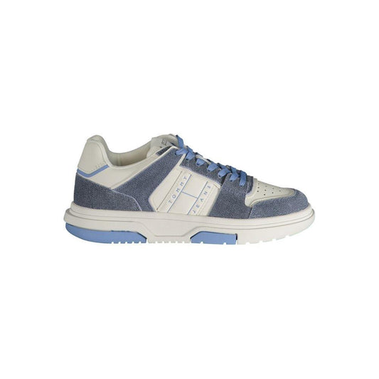 Tommy Hilfiger Light Blue Leather Women Sneaker TO-31274-EU36/US6