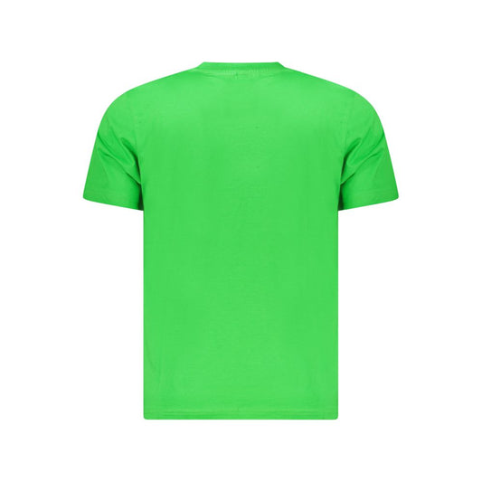 North Sails Green Cotton Men T-Shirt NO-34375-S