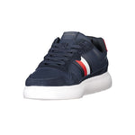 Tommy Hilfiger Blue Leather Men Sneaker TO-36047-EU40/US7