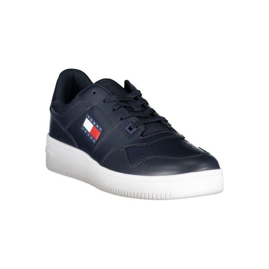 Tommy Hilfiger Blue Contrast Sneakers with Logo Detail TO-28521-EU40/US7