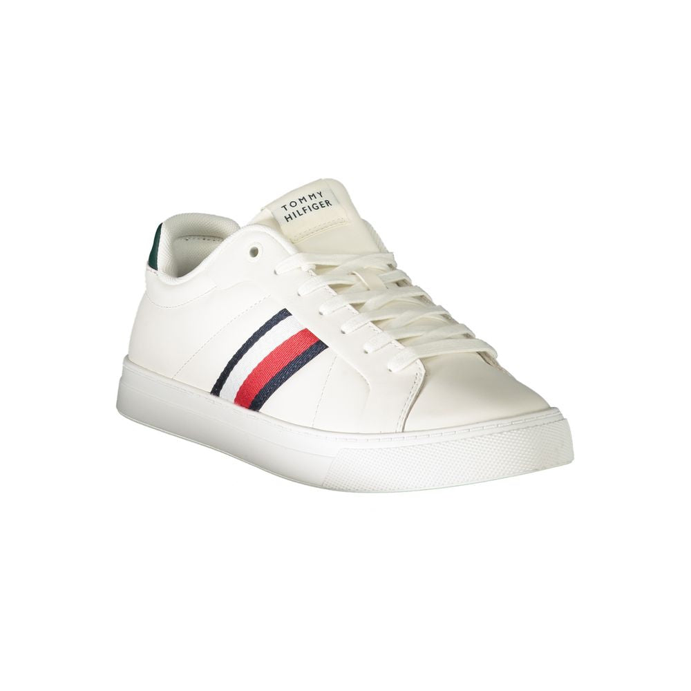 Tommy Hilfiger White Polyester Sneaker