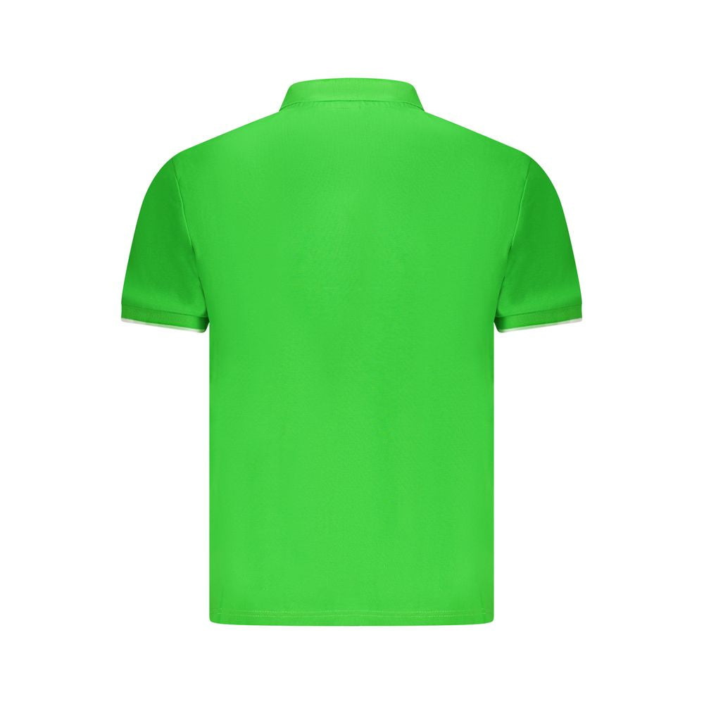 North Sails Green Cotton Men Polo Shirt NO-34360-M