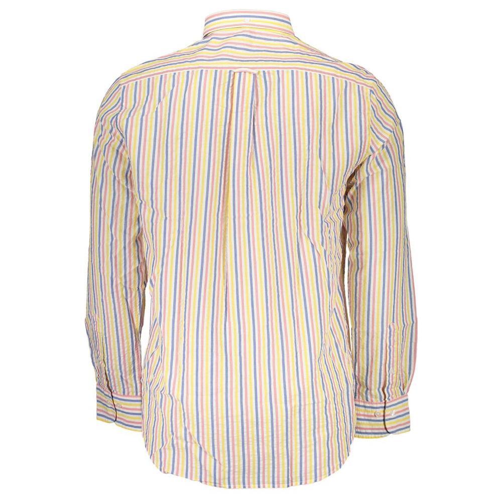 Gant White Cotton Men Shirt GA-36823-S