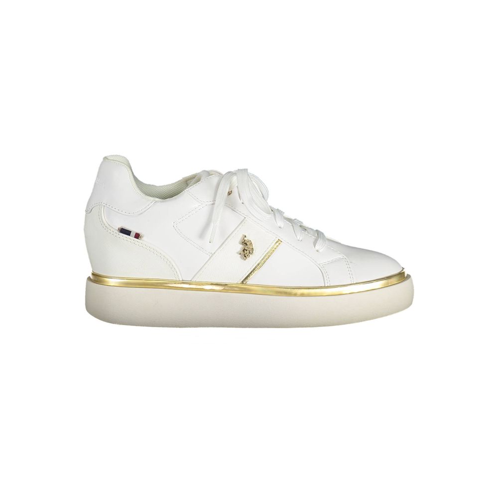U.S. POLO ASSN. Bianco Polyester Women's Sneaker