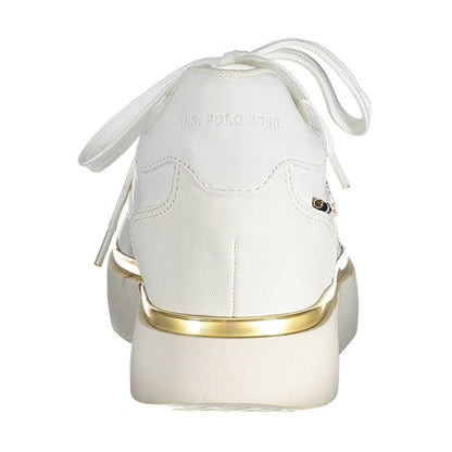 U.S. POLO ASSN. Bianco Polyester Women's Sneaker