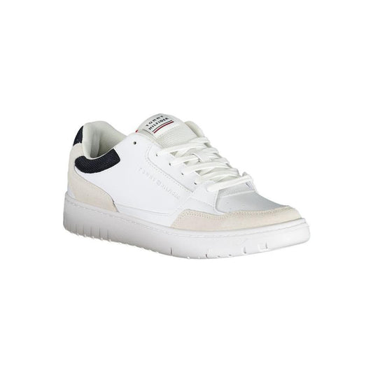 Tommy Hilfiger White Polyethylene Men Sneaker TO-25036-EU40/US7