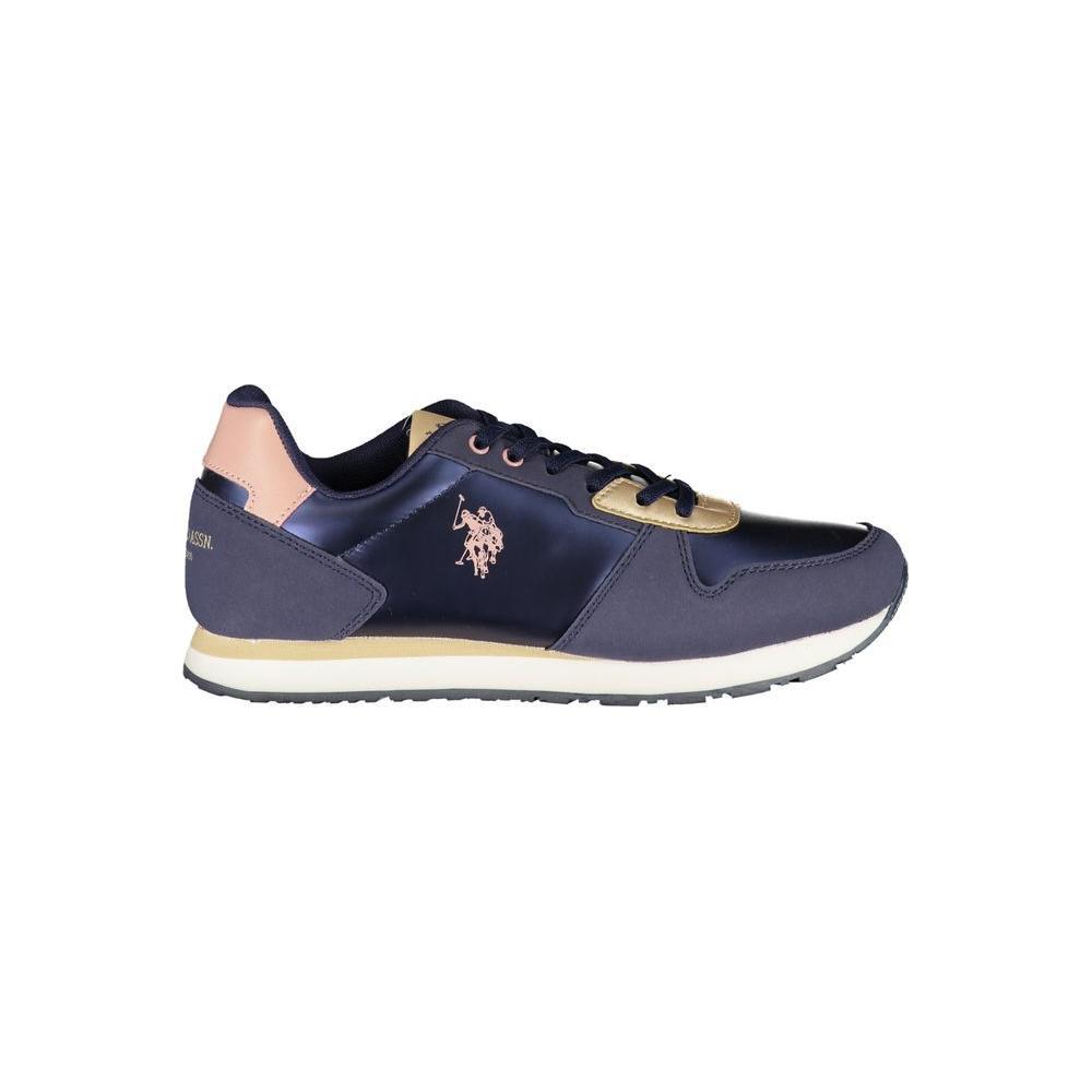 U.S. POLO ASSN. Blue Polyester Sneaker US-23523-EU37/US7