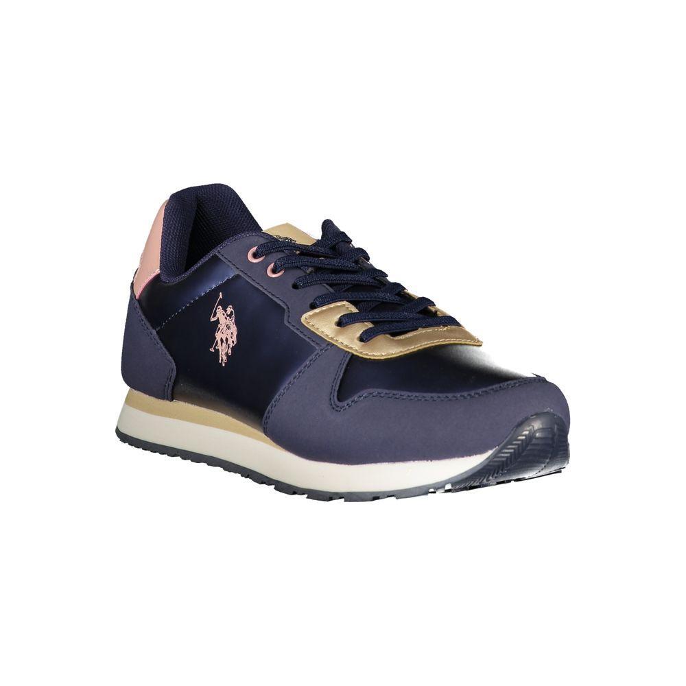 U.S. POLO ASSN. Blue Polyester Sneaker US-23523-EU37/US7