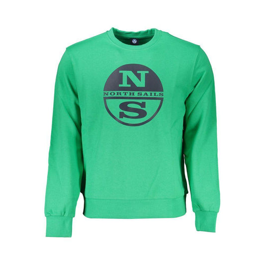 North Sails Green Cotton Sweater NO-27270-M