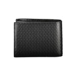 Calvin Klein Sleek Black Leather Bifold Wallet with RFID Block