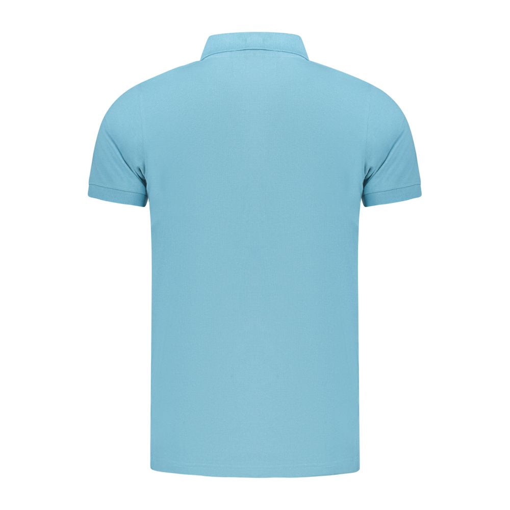 Norway 1963 Light Blue Cotton Men Polo Shirt