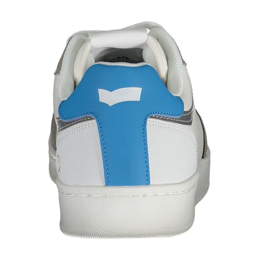Gas White Polyester Men Sneaker GA-37098-EU42/US9