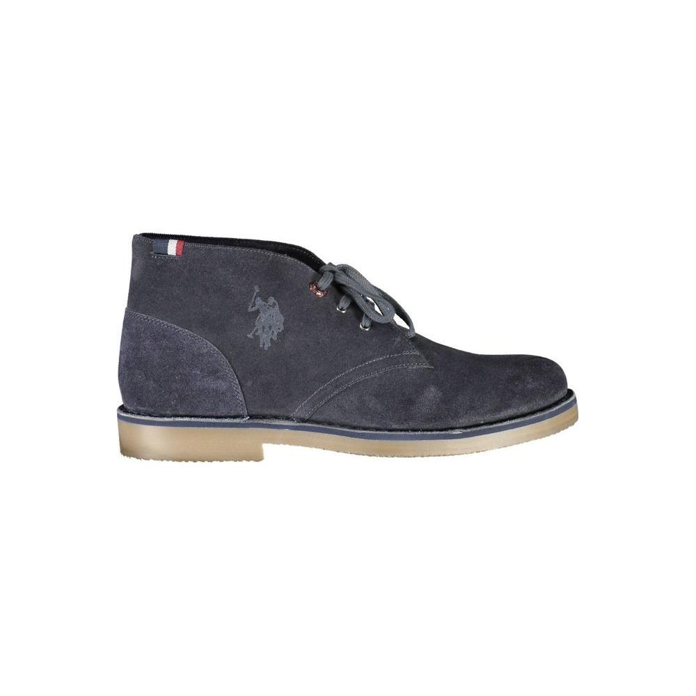 U.S. POLO ASSN. Blue Leather Mens Ankle Boot US-37587-EU40/US7
