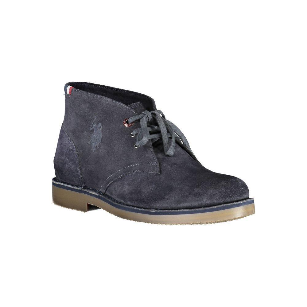 U.S. POLO ASSN. Blue Leather Mens Ankle Boot US-37587-EU40/US7