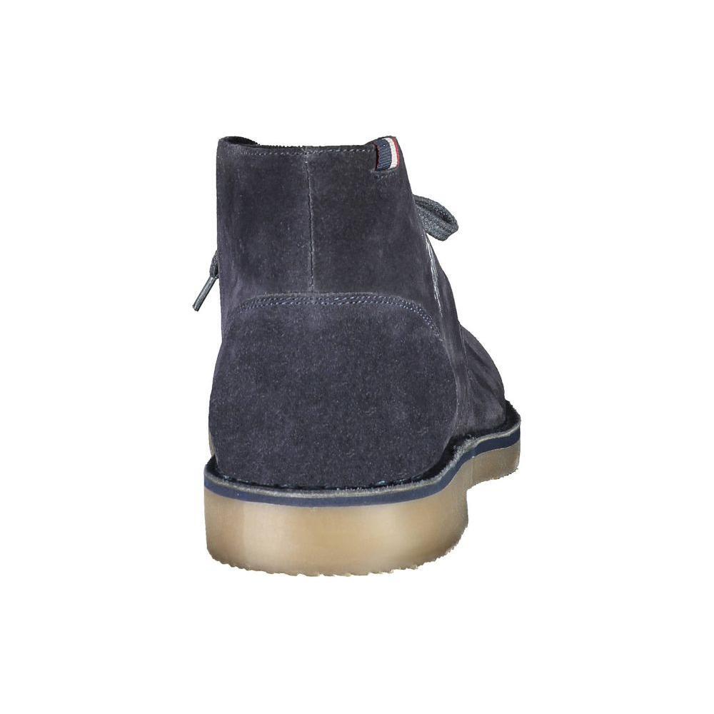U.S. POLO ASSN. Blue Leather Mens Ankle Boot US-37587-EU40/US7