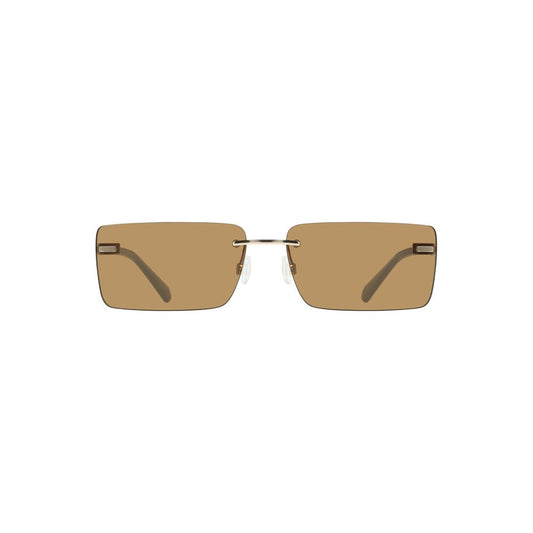 Calvin Klein Beige Metal Women Sunglass CA-38335