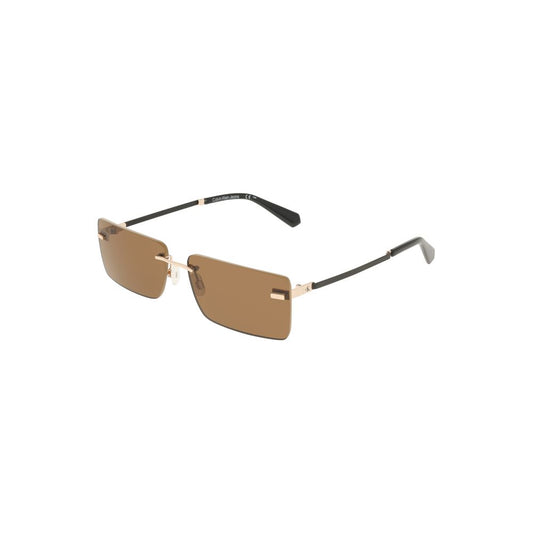 Calvin Klein Beige Metal Women Sunglass CA-38335