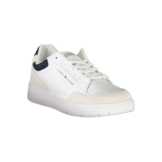Tommy Hilfiger White Leather Men Sneaker TO-26836-EU44/US11