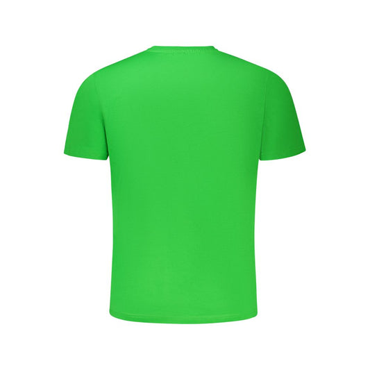 North Sails Green Cotton Men T-Shirt NO-34369-M