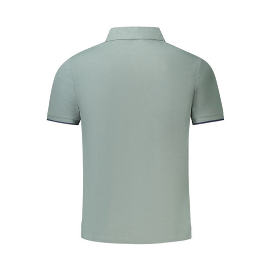North Sails Green Cotton Men Polo Shirt NO-34303-S