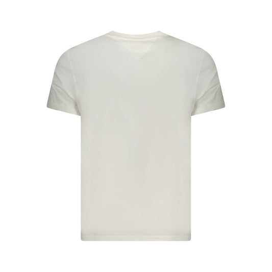 Tommy Hilfiger White Cotton Men T-Shirt TO-38460-S