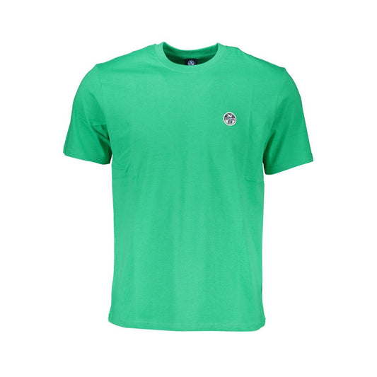 North Sails Green Cotton T-Shirt NO-27298-S