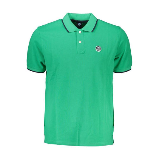 North Sails Green Cotton Polo Shirt NO-27350-S
