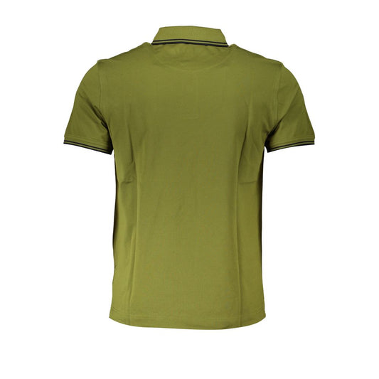 Harmont & Blaine Sharp Green Contrast Polo Shirt HA-28221-S